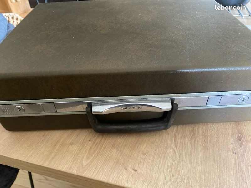 Mallette rigide samsonite vintage (image 1)