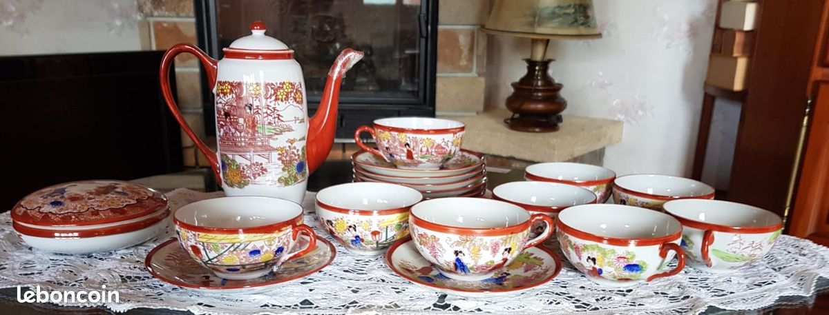 Service à thé en Porcelaine japonaise (image 2)
