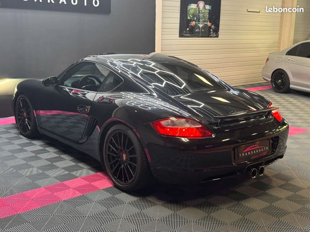 Porsche 987 CAYMAN S 3.4L 295 CH - *SUIVI PORSCHE *Suspensions piloté *Radar de stationnement *Pack Cuir noir (image 10)