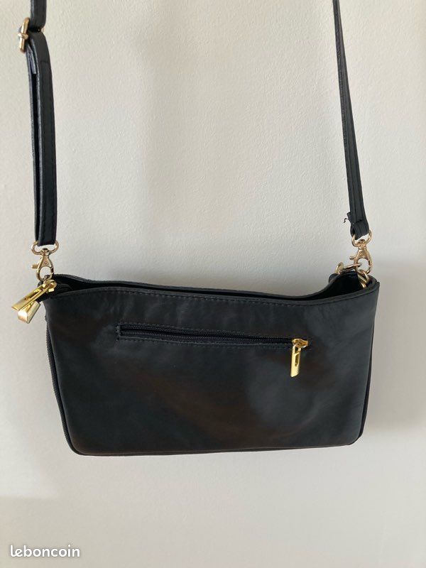 Sac à main cuir et fourrure (image 6)