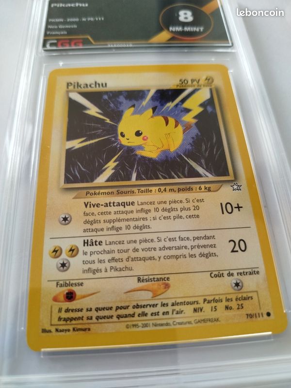 pikachu pokemon card 70 111 Flying Secret Rare Holo 113/111  Grail Collectibles AZ Mint / near mint condition trading card Ash's Pikachu (SM 111) #Pikachu