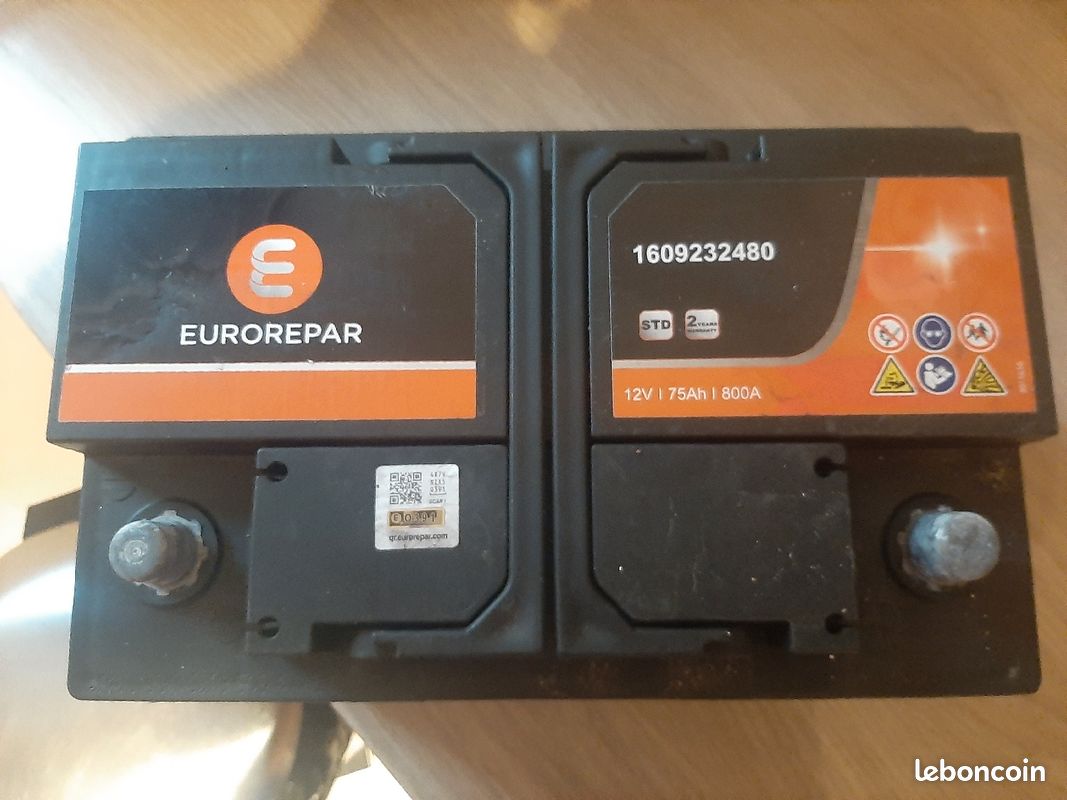 Batterie auto 91Ah - 740A 12 Volts CARREFOUR : la batterie à Prix