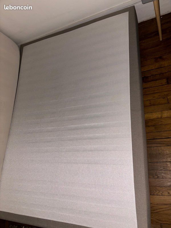 Sommier Neuf Gris 140x190cm (image 2)