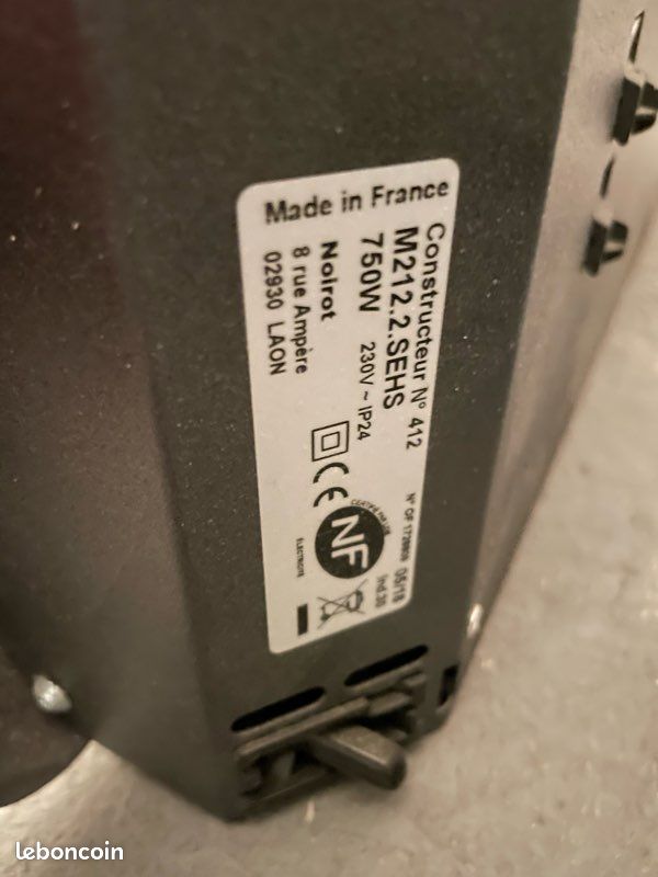 Radiateur inertie fonte active NOIROT 750W (image 3)