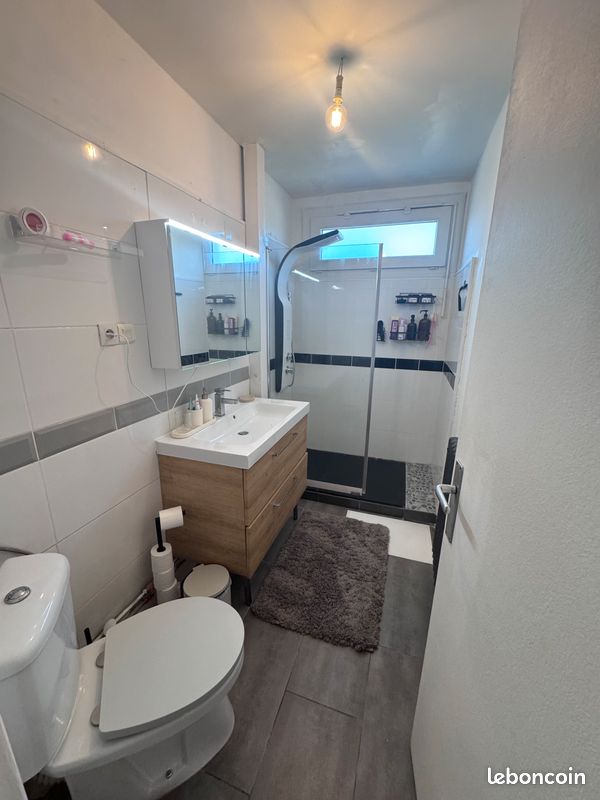 T2 45 m²-Toulouse 31400 ST AGNE-Parking-Cave-Résidence sécurisée-Non meublé (image 5)