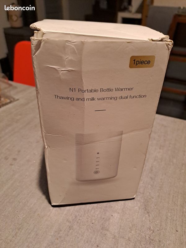 Chauffe-biberon, 4 Modes de Température, Dégivrage, Chauffe-biberon Rechargeable avec 2 Adaptateurs (image 4)
