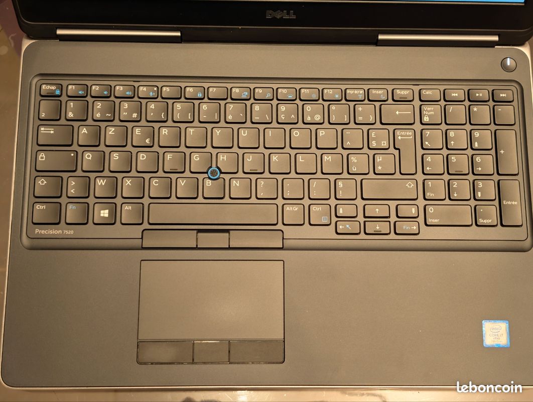 Dell Precision 7520 i7 HQ/16Go/512Go/750Go