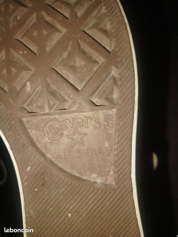 Converse haute beige taille 40 (image 6)