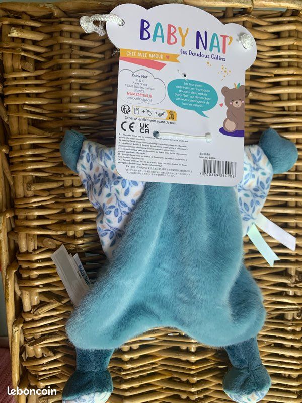 Doudou hippopotame Baby nat’ (image 4)