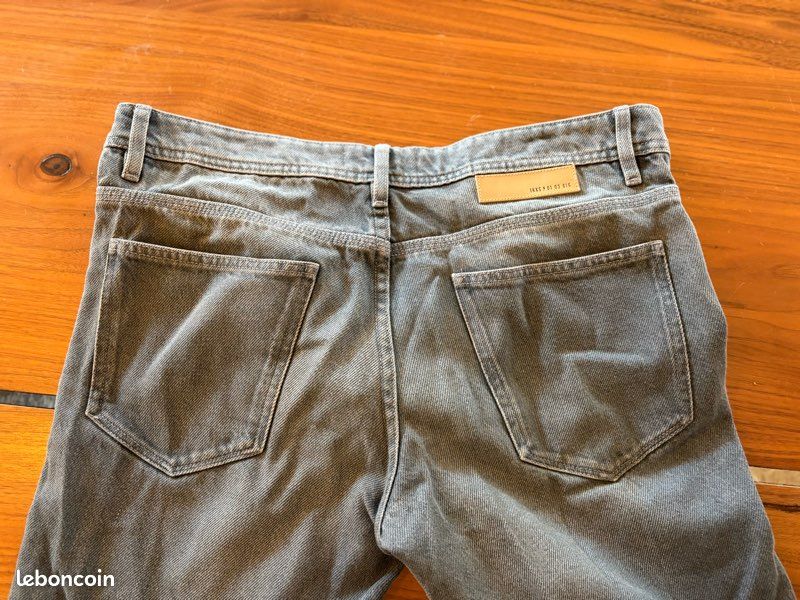 Pantalon Jean IKKS Taille 25 Couleur Prune - Coton/elasthanne, Comme Neuf