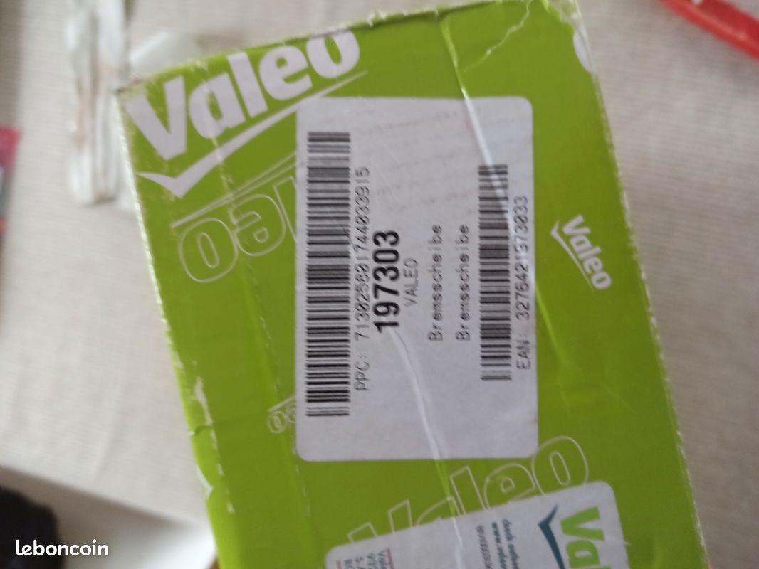 Avant Disques Frein Arrière Valeo 672674 - 2 Disques Pleins Peints, 292mm, 5 Trous Disque De Frein