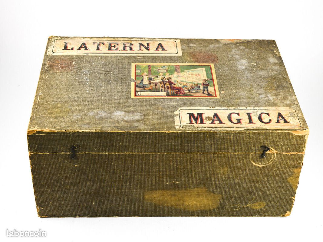 Lanterne Magique N°4181 Electrifiée Rare avec 2 Lampes et