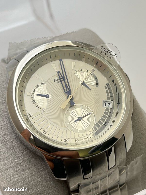 Irony Chrono Retrograde Swatch Yrs402g For Swatch YRS403 YRS412