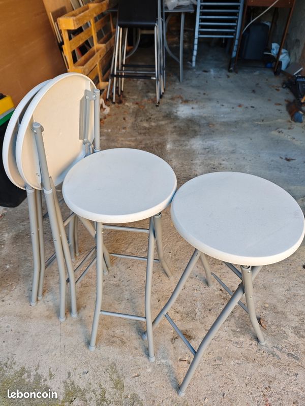 4 tabourets de bar pliable (image 2)