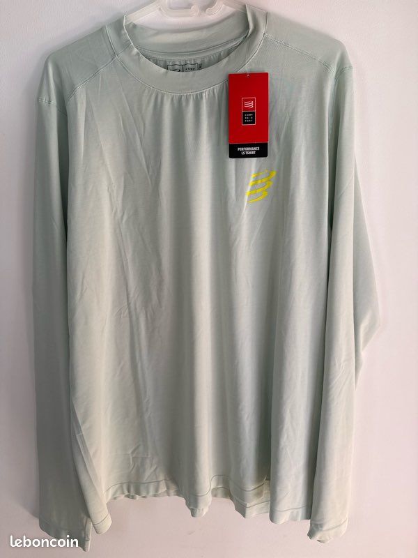 NEUF : Compressport Performance LS Tshirt M Ice Flow - Taille XXL (image 1)