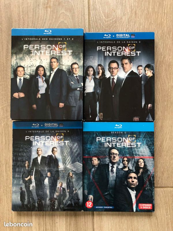 PERSON OF INTEREST – Blu ray - Intégrale de la série en 5 saisons (image 1)
