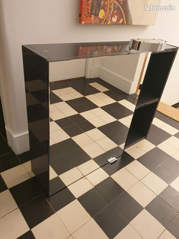 Armoirea à pharmacie salle de bain gris anthracite (image 1)