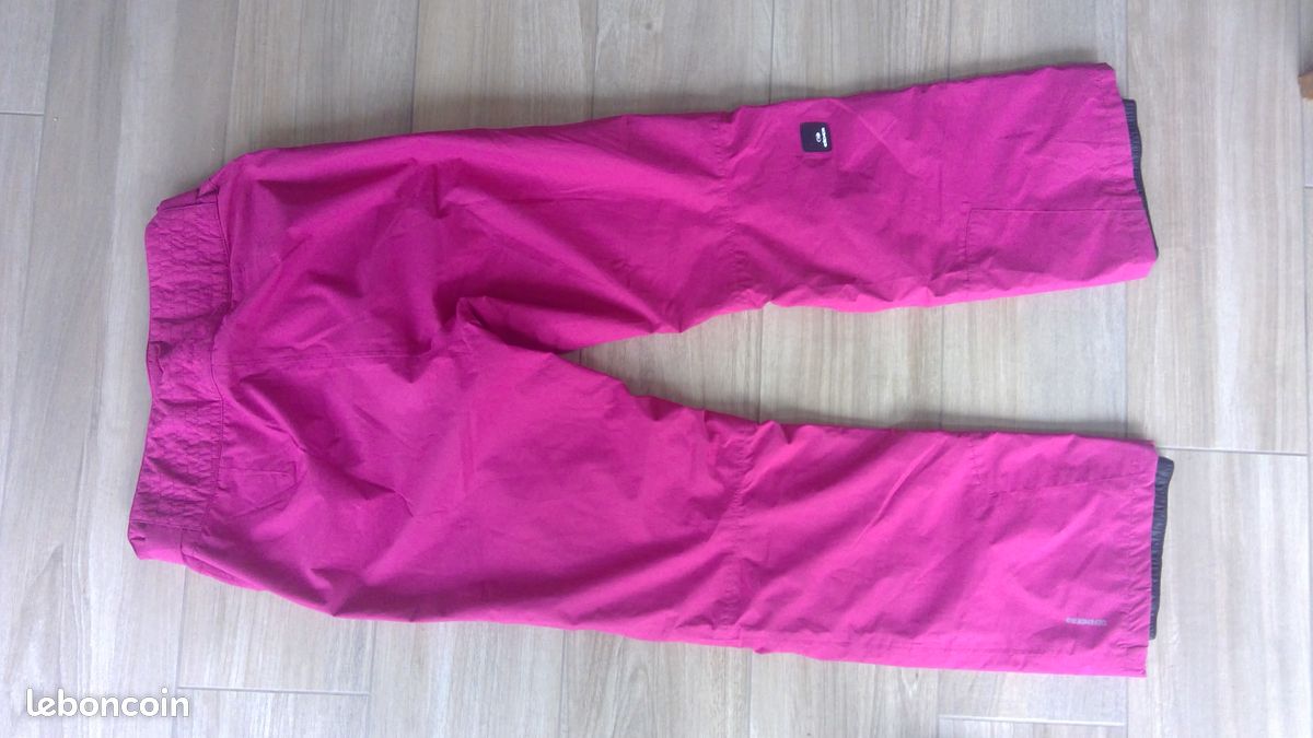 Pantalon ski fushia (image 1)