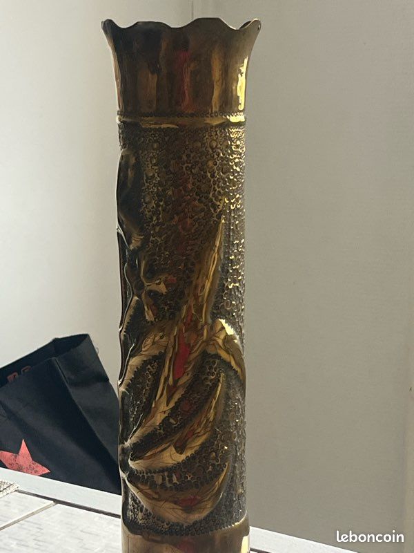 Vase en cuivre ancien douille d’obus (image 3)