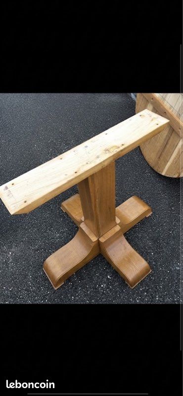 Table, ronde en bois, massif (image 3)