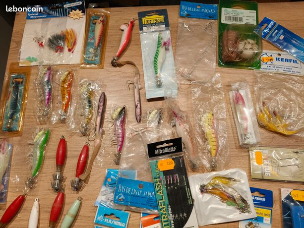 12 Plateformes De Pêche Baitcher Nouées Main - Tailles 2/0, 3