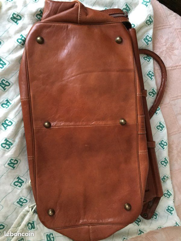 Sac cuir Alain Gros (image 3)