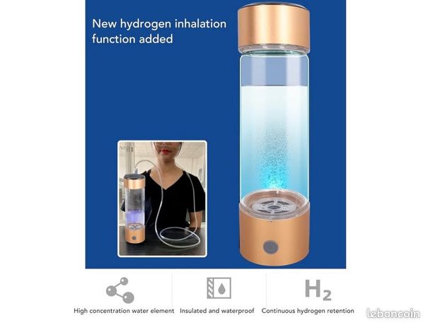 Bouteille d'eau portable riche en hydrogène 9000 PPB | Produit d'hydrogène Bouteille d'eau portable riche en hydrogène 9000 PPB | Produit d'hydrogène