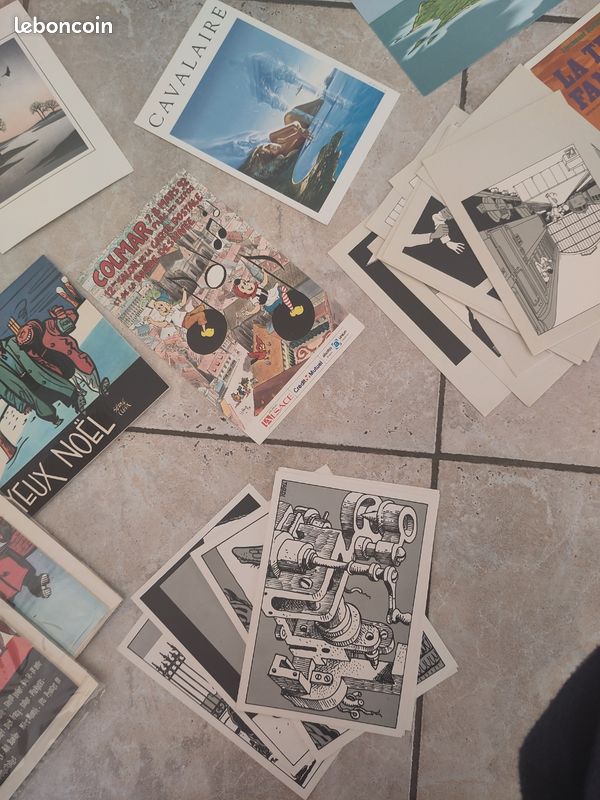Lot de cartes BD postales/ Bonne année variées (image 5)