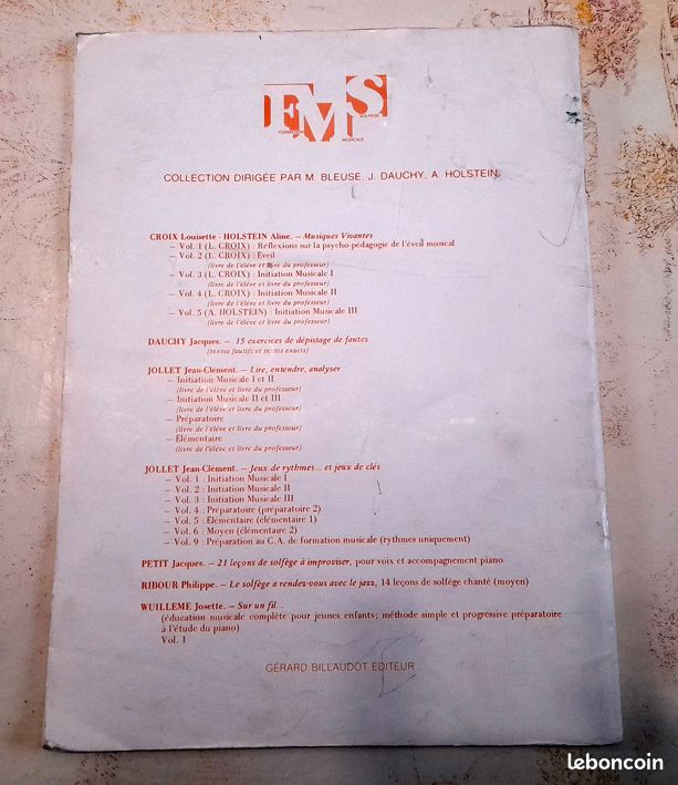 2 manuels de formation musicale de Jean-Clément Jollet - degré préparatoire et volume 6, moyen élémentaire 2 (image 4)