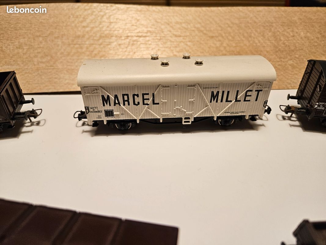 Roco 44174 – Série Exclusive Les Marchandises, 6 Wagons HO, échelle 1:87, Neuf Sous Emballage