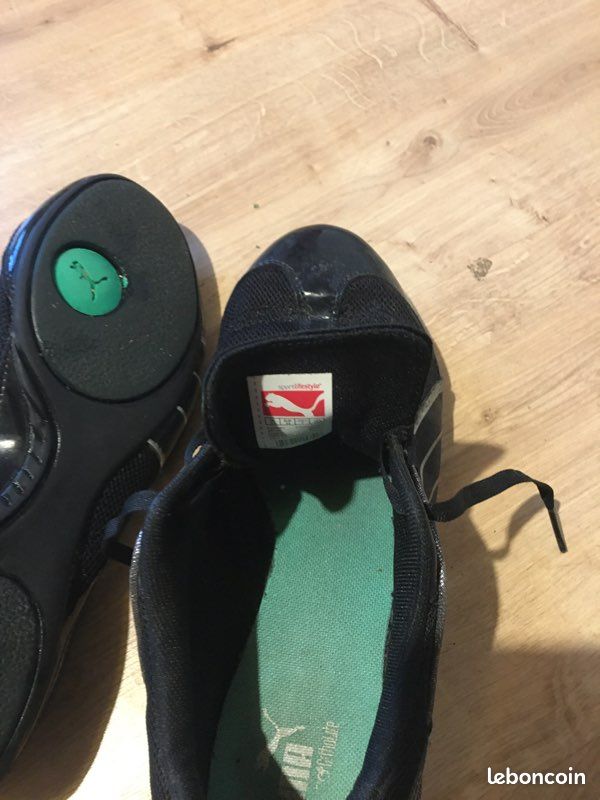 Puma noires et dorées comme neuves neuves (image 3)