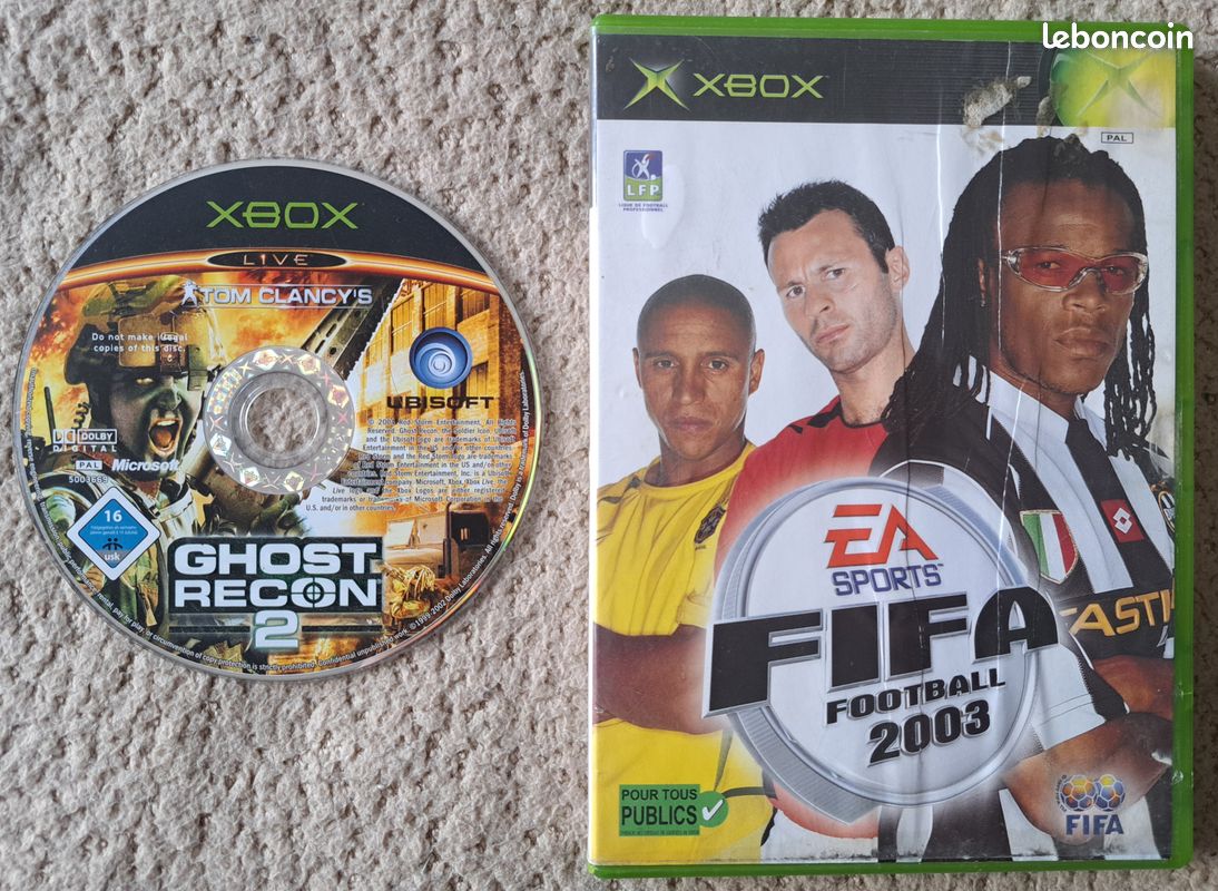 FIFA 2003 Pour Microsoft Xbox - Version FR, Bon état