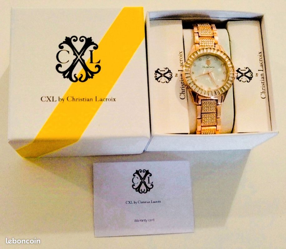 Rental Cars Montre Christian Lacroix DorÃ© Montre Femme Christian