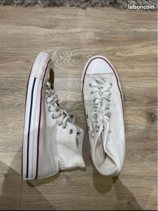 Converse blanche (image 1)