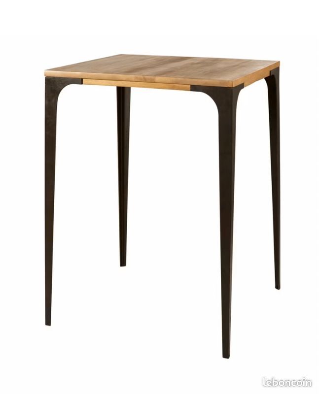 Table de bar style industriel (image 1)