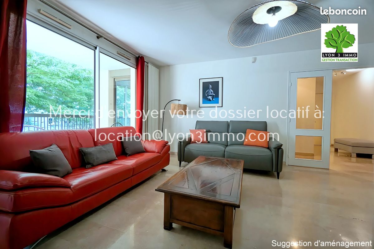 Appartement 4 pièces 90 m² · à Lyon · 90 m² · 1 492 €/mois