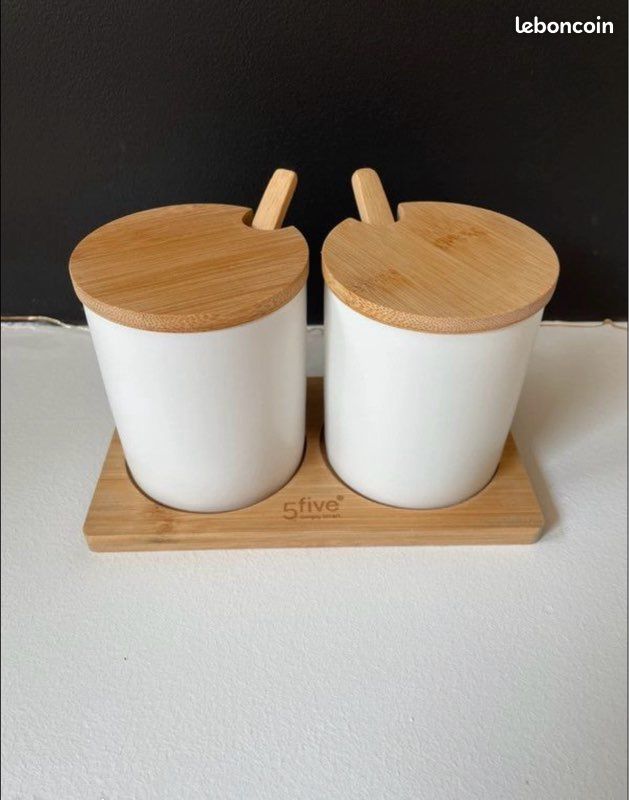 2 pots à épices en céramique Neufs (image 3)