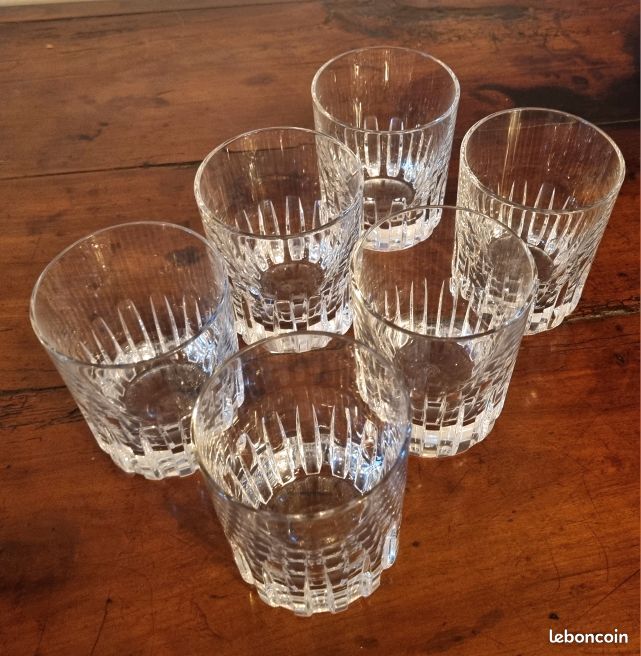 Carafe à Whisky Rotary En Cristal Baccarat - Prix à La Pièce - Très Bon état
