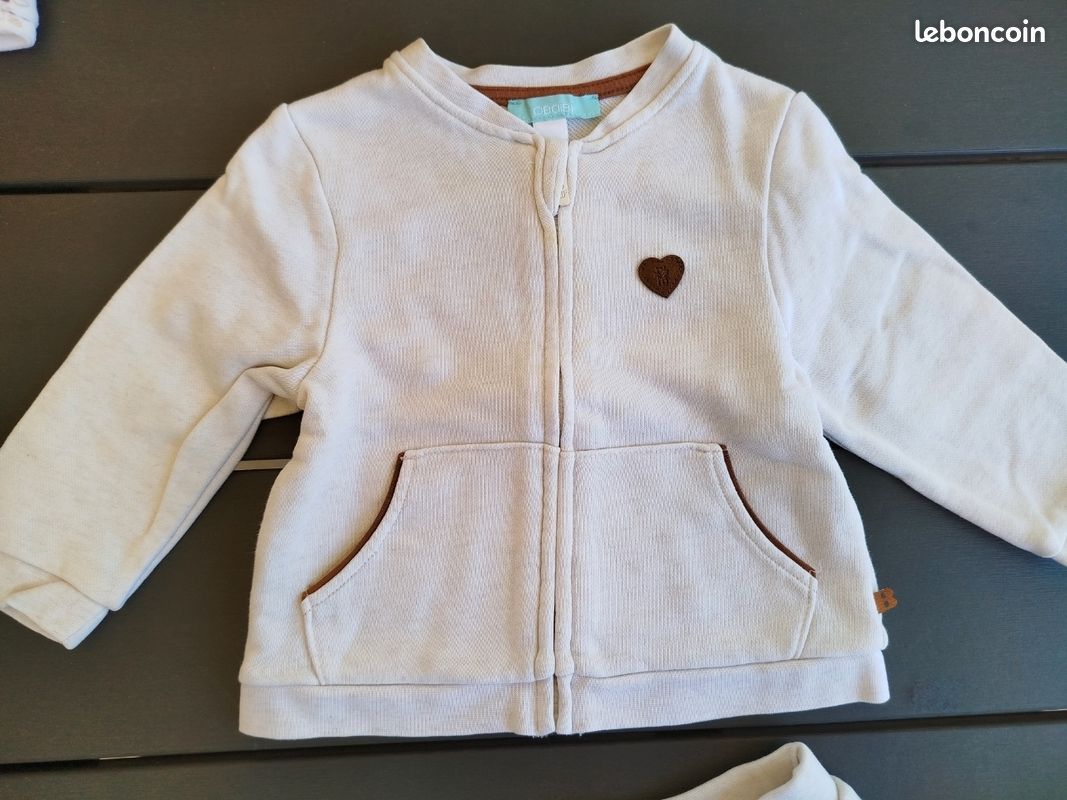 Ensemble jogging et sweat zippé (image 2)