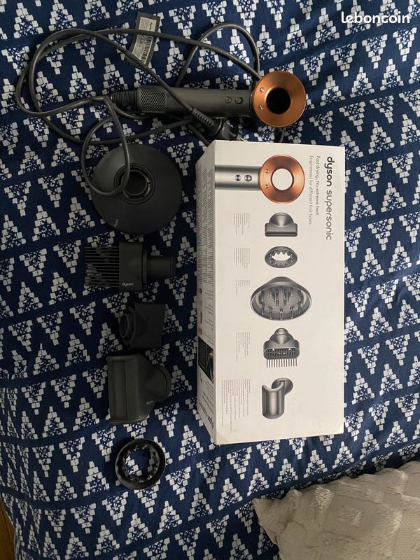 Dyson Supersonic Hair Dryer Nickel/Copper - Perfect Condition (image 3)