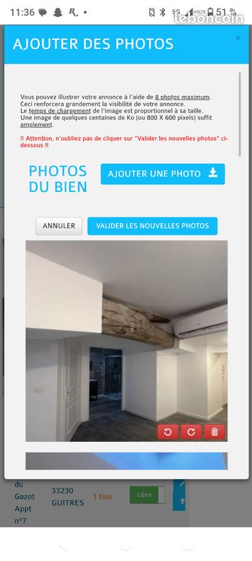 Appartement 2 pièces 60 m² · à Guîtres · 60 m² · 670 €/mois