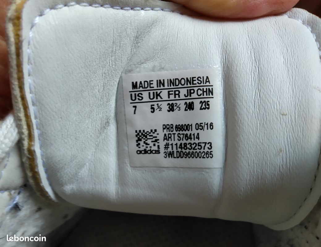 Sneakers Adidas T40 façon croco (image 4)