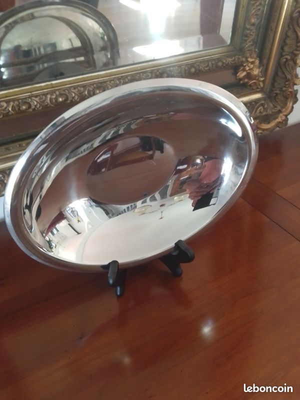 Plat en métal argentè (image 2)