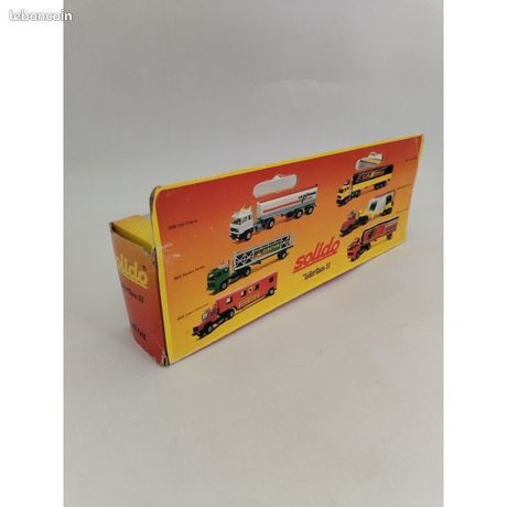 AW584 SOLIDO TONER GAM I 1/60 1:60 IVECO CAMION MULTIBENNE Ref 2111 AVEC BOITE