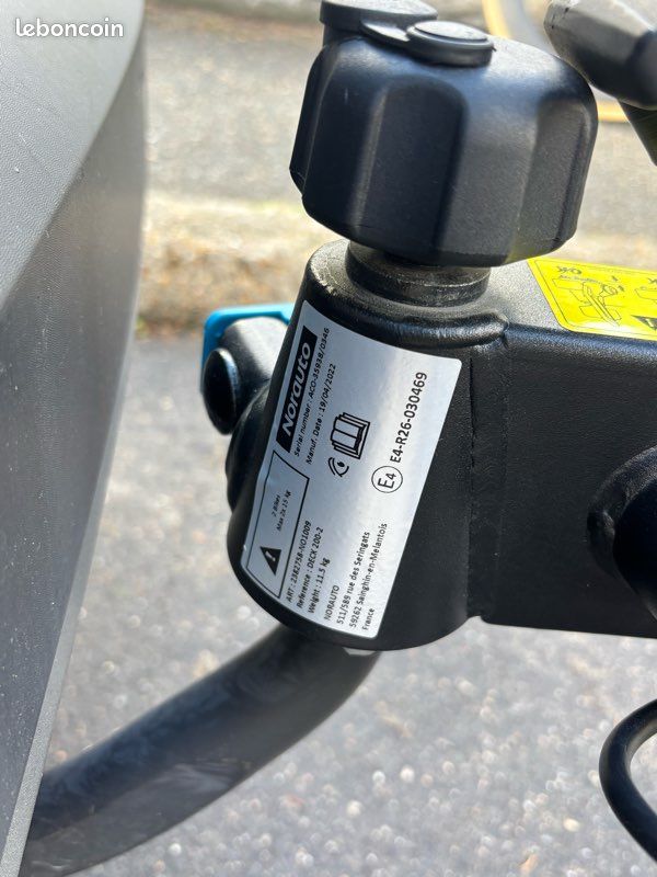 Norauto RAPIDBIKE 2P FLEX Porte-vélos sur attelage pour vélos