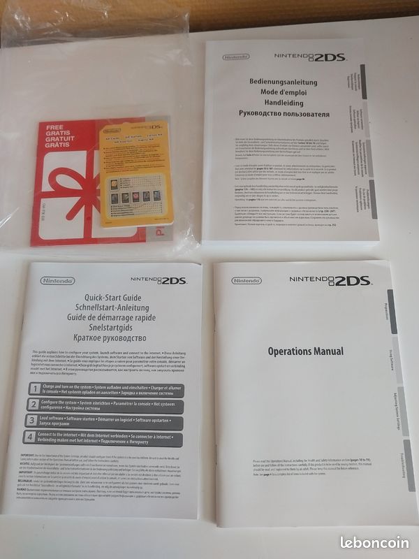 Pack Collector Nintendo 2DS Rouge/Blanc + Pokémon X [CIB] (image 16)