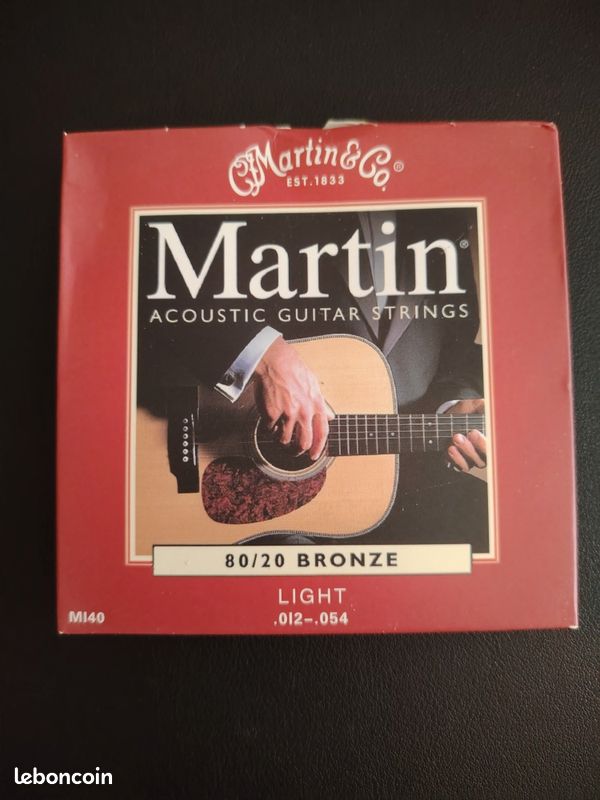 Cordes Guitare acoustique Martin Light (12-54) (image 1)