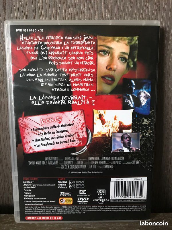 DVD « Candyman » - Édition spéciale (Tony95) (image 2)