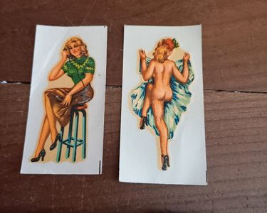Autocollant Décalcomanie Vintage Paint Up America – Ancien Stock