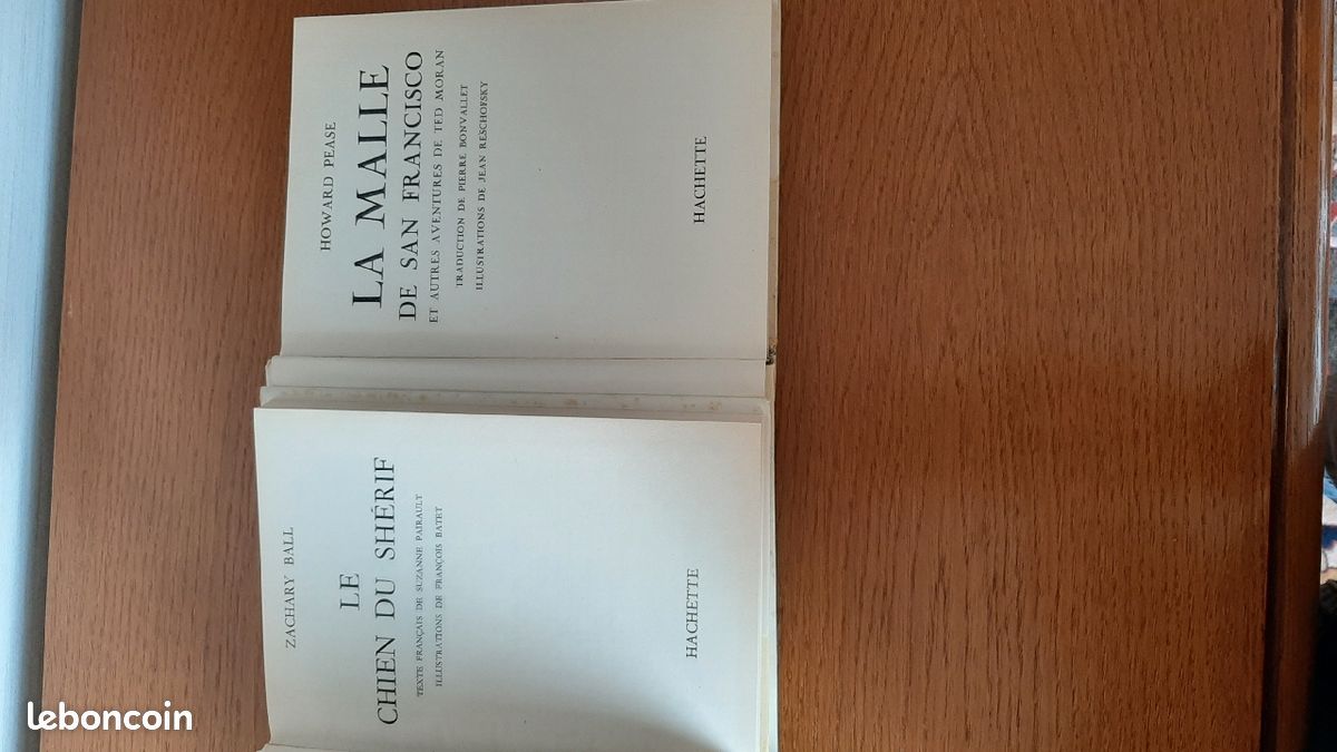 4 livres anciens BLANCHE NEIGE - PAT ET CHOU - LA MALLE DE SAN FRANCISCO - LE CHIEN DU SHERIF (image 5)